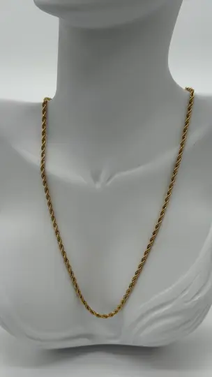 Çelik Gold Burma Model Uzun Kolye Gold