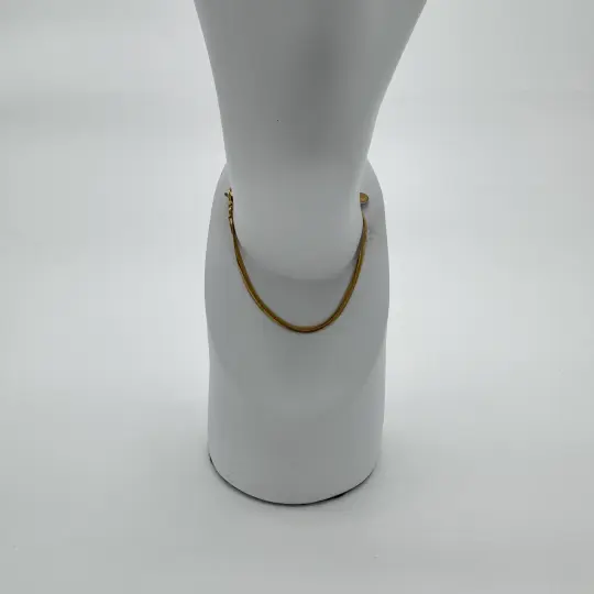 Çelik Gold İtalyan Zincir Unisex Bileklik