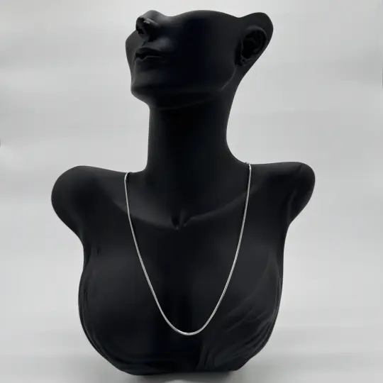 Çelik İnce İtalyan Zincir Unisex Silver Kolye