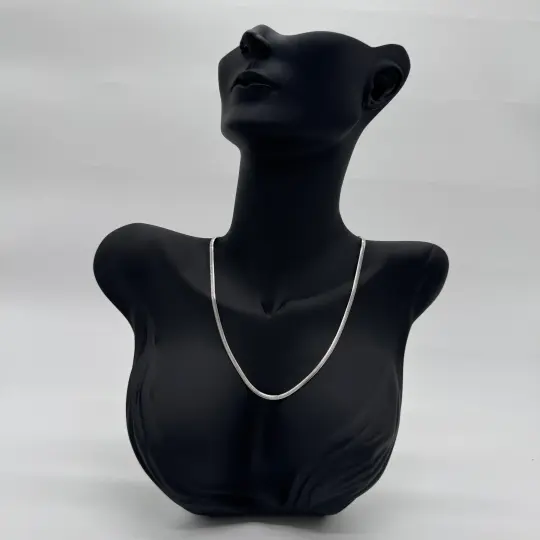 Çelik İtalyan Zincir Unisex Silver Kolye 50 cm