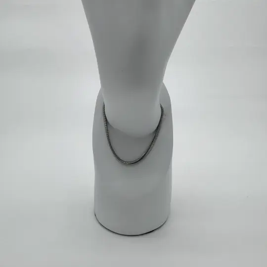 Çelik Silver İtalyan Zincir Unisex Bileklik