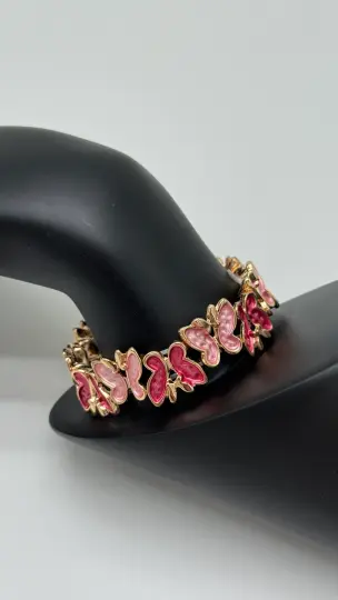 Divine Pulse Özel Seri Rose Butterfly Kelepçe Bilezik