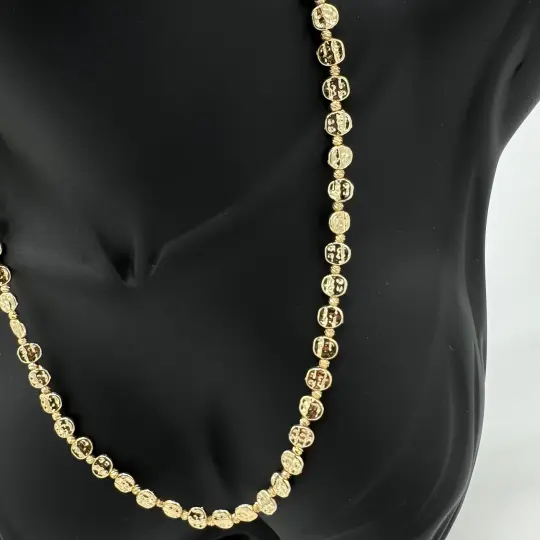 Gold Antik Desen Doreli Kolye - 2