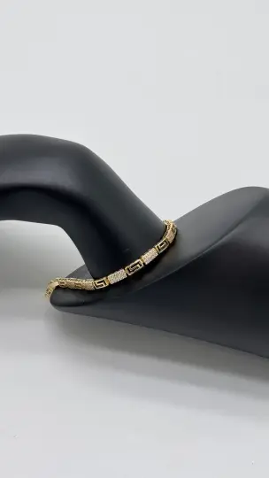Özel Seri Gold Diamond Bileklik - 3