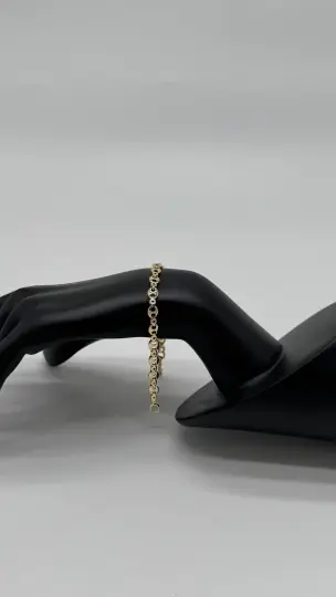 Özel Seri Gold Ezme Model Bileklik - 3