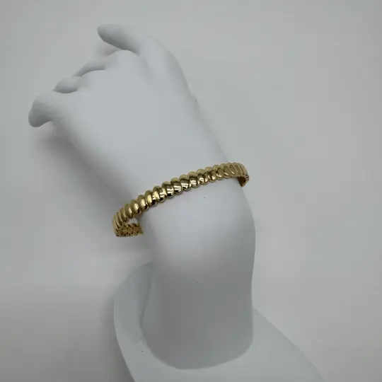 Özel Seri Gold Vintage Kelepçe Bileklik