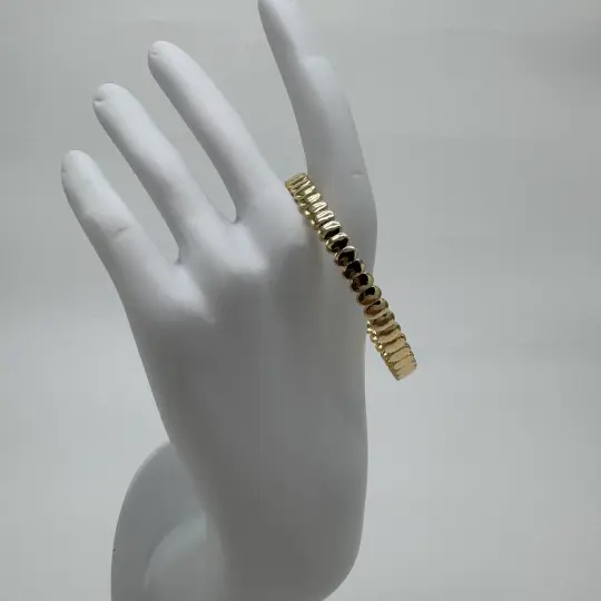 Özel Seri Gold Vintage Kelepçe Bileklik - 3