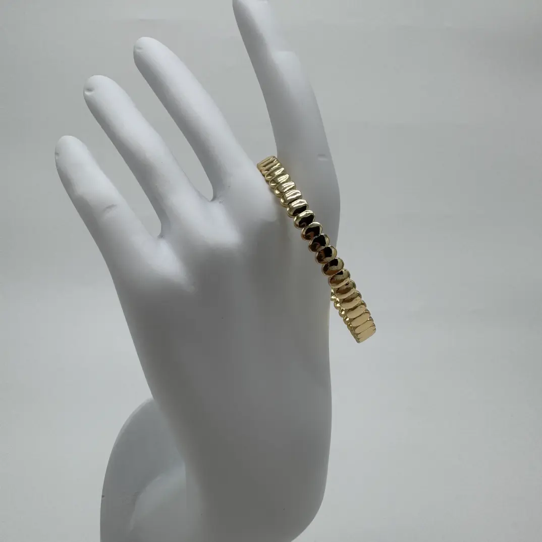 Özel Seri Gold Vintage Kelepçe Bileklik - 3