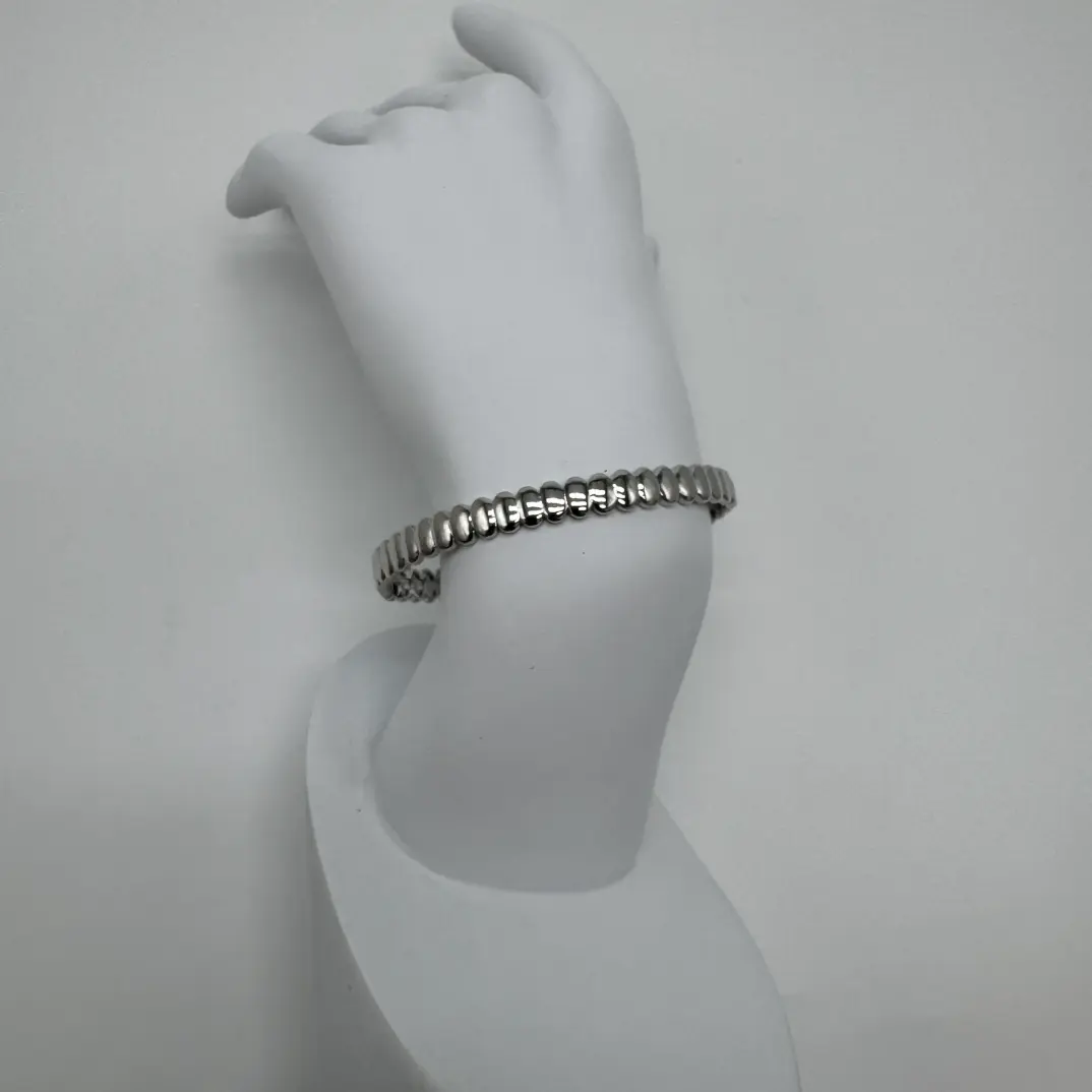 Özel Seri Silver Vintage Kelepçe Bileklik - 1